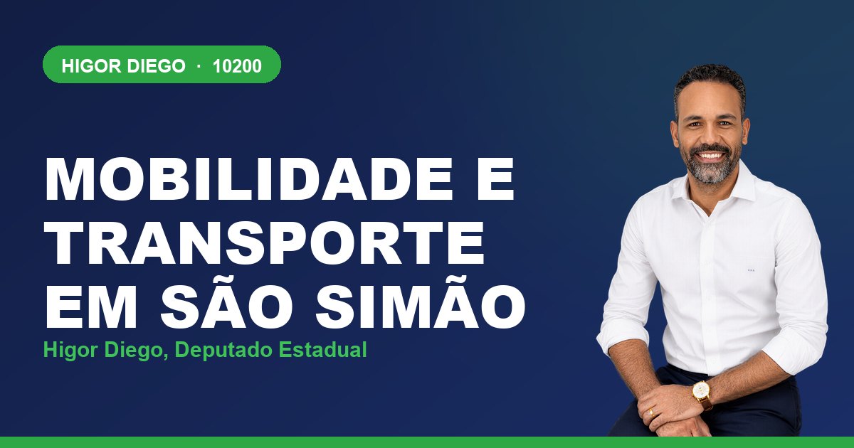 Mobilidade e Transporte em São Simão, com Higor Diego, deputado estadual 10200