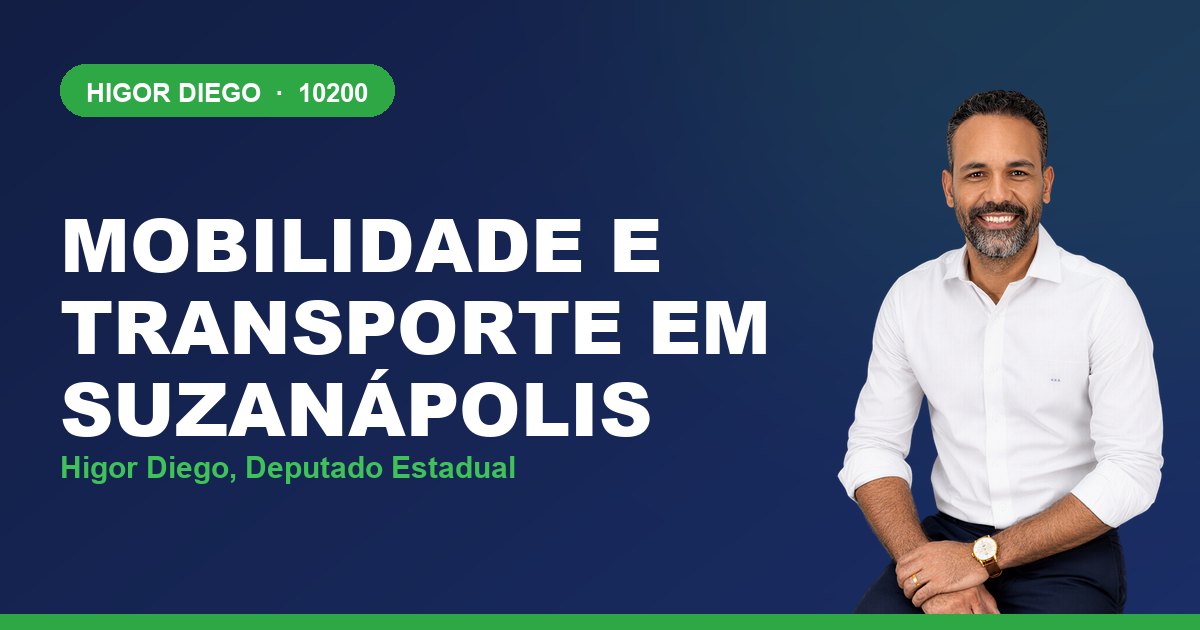 Mobilidade e Transporte em Suzanápolis, com Higor Diego, deputado estadual 10200
