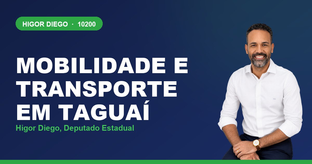 Mobilidade e Transporte em Taguaí, com Higor Diego, deputado estadual 10200