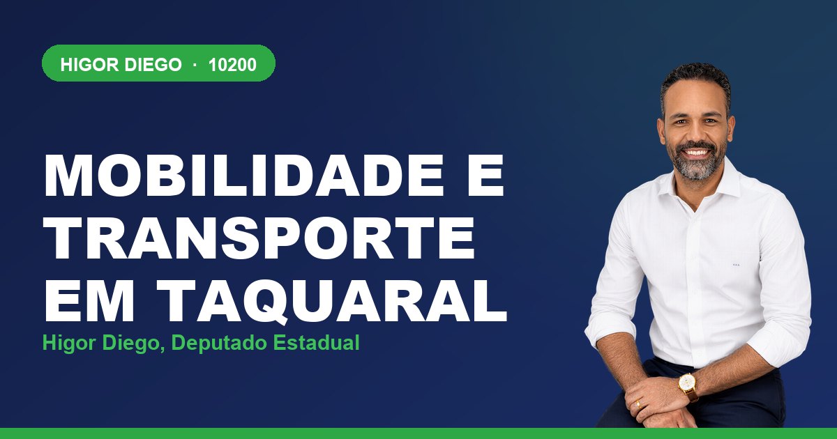 Mobilidade e Transporte em Taquaral, com Higor Diego, deputado estadual 10200