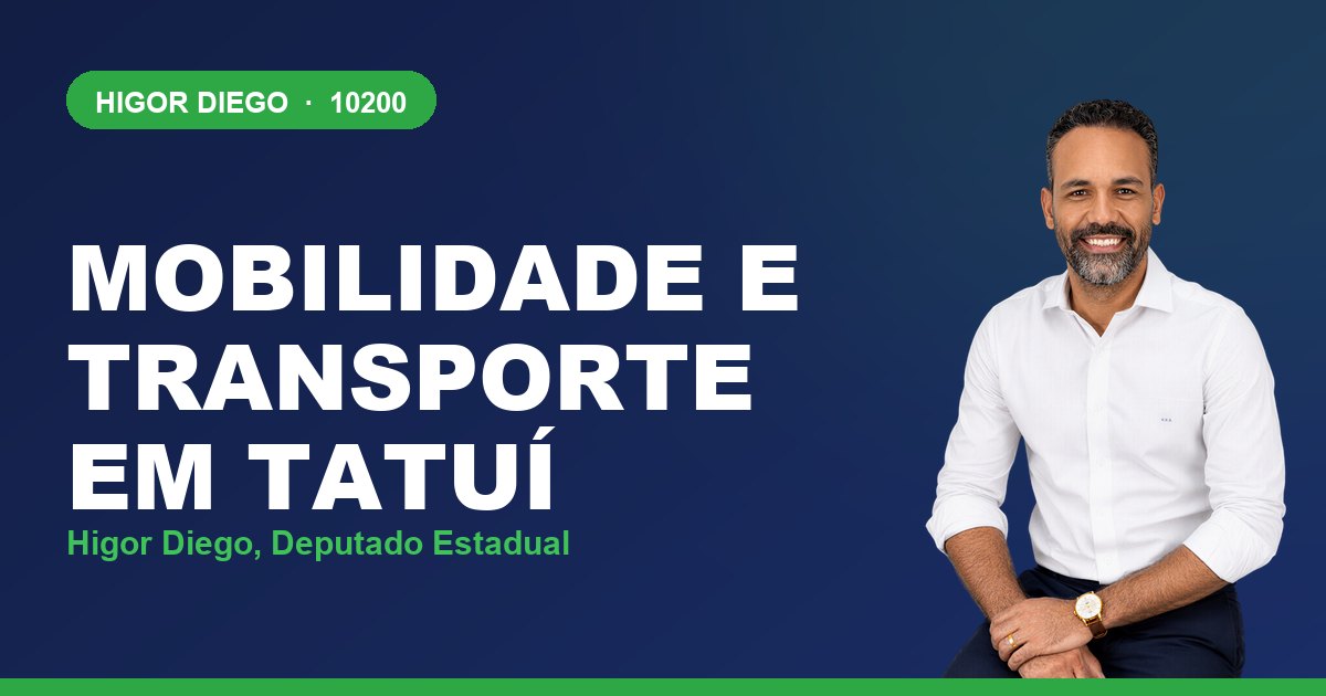 Mobilidade e Transporte em Tatuí, com Higor Diego, deputado estadual 10200