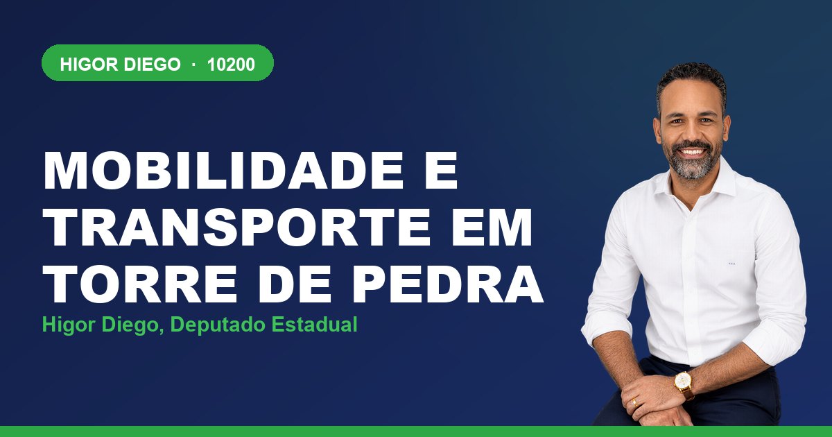 Mobilidade e Transporte em Torre de Pedra, com Higor Diego, deputado estadual 10200