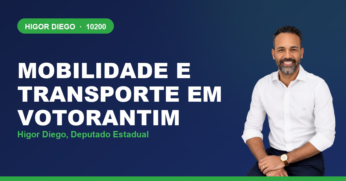 Mobilidade e Transporte em Votorantim, com Higor Diego, deputado estadual 10200