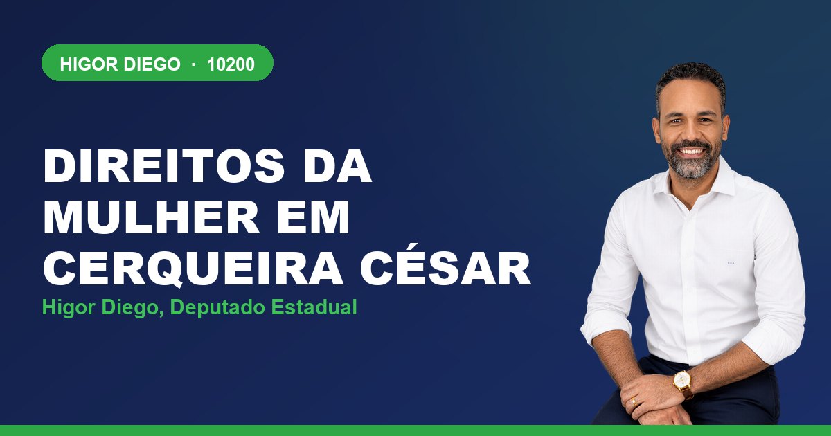 Direitos da Mulher em Cerqueira César, com Higor Diego, deputado estadual 10200