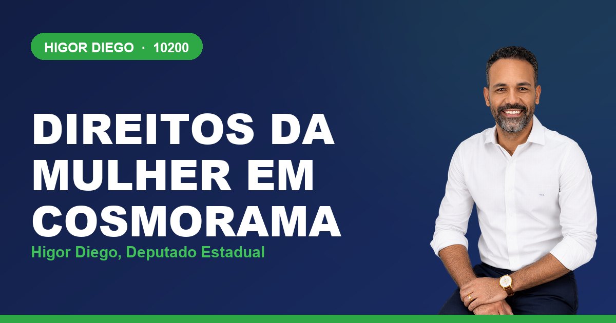 Direitos da Mulher em Cosmorama, com Higor Diego, deputado estadual 10200