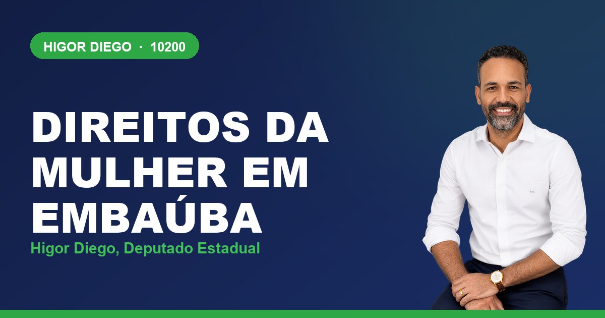 Direitos da Mulher em Embaúba, com Higor Diego, deputado estadual 10200