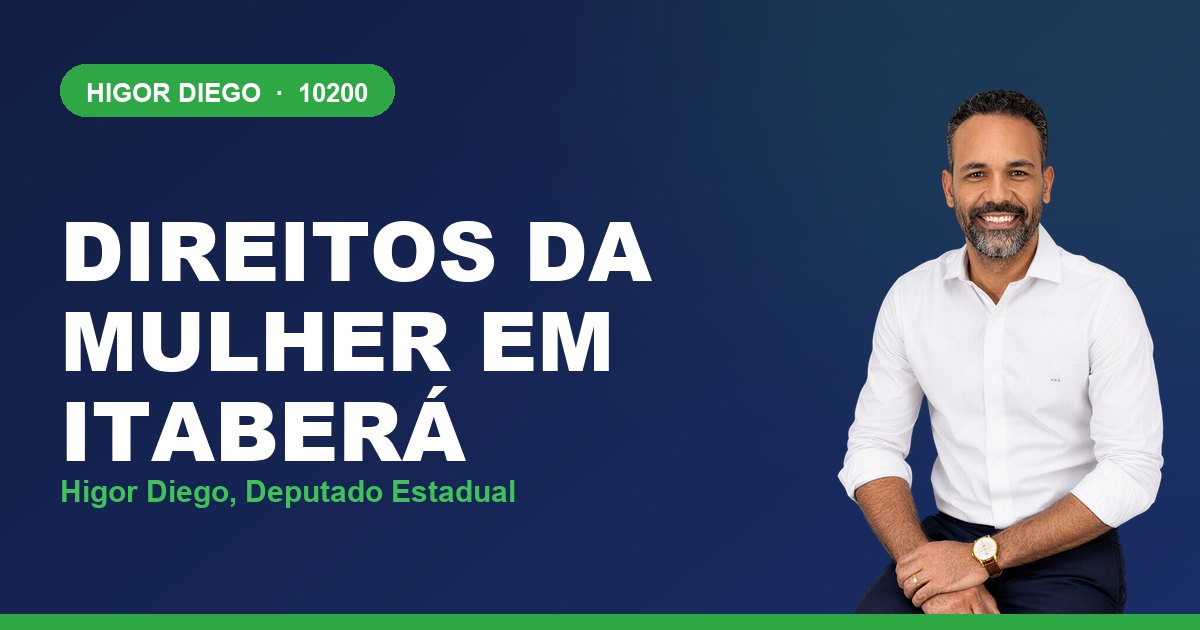 Direitos da Mulher em Itaberá, com Higor Diego, deputado estadual 10200