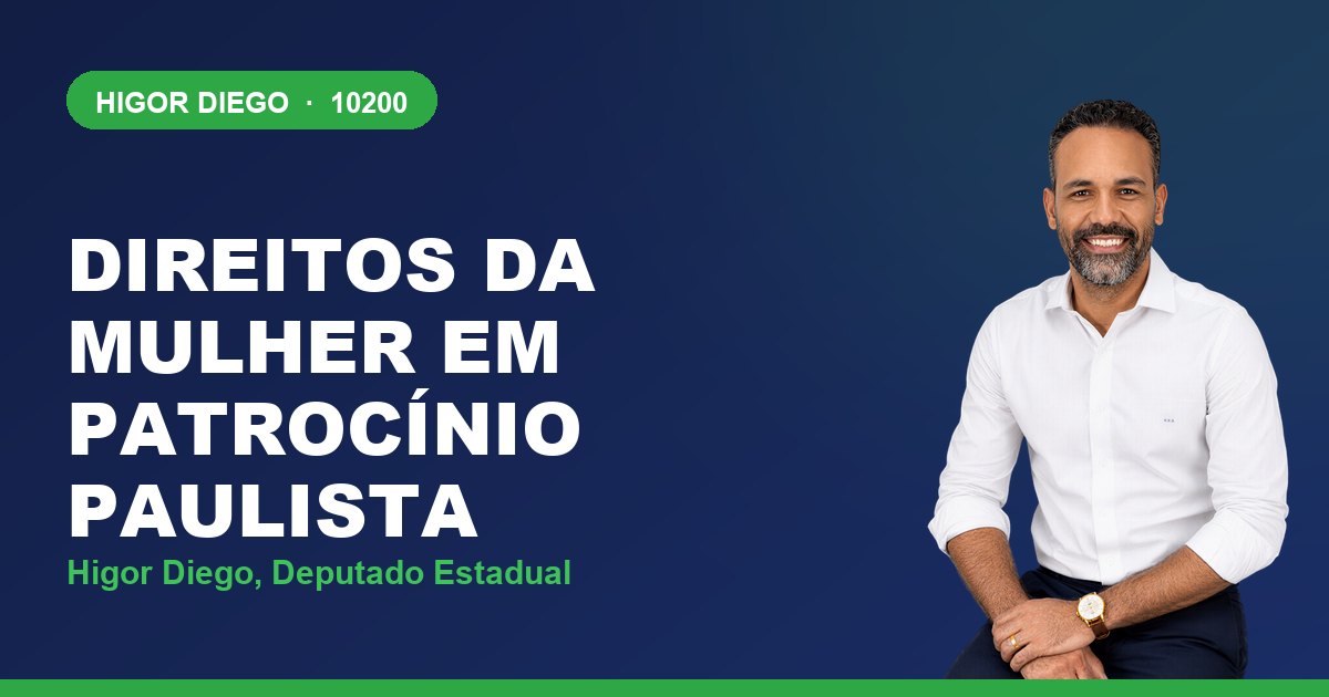 Direitos da Mulher em Patrocínio Paulista, com Higor Diego, deputado estadual 10200