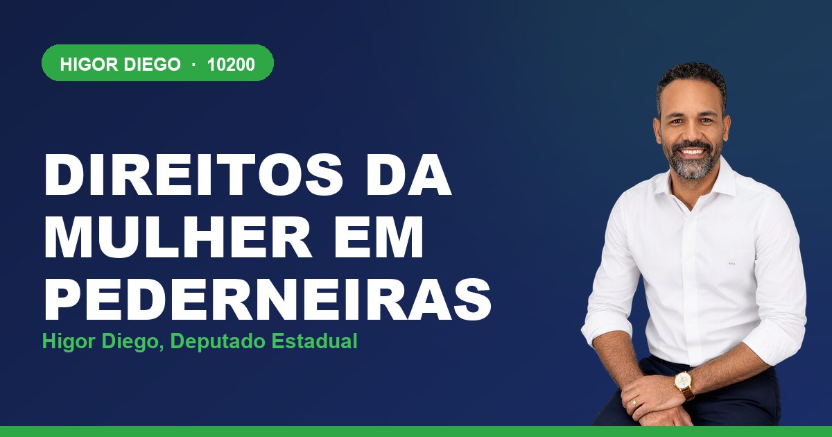 Direitos da Mulher em Pederneiras, com Higor Diego, deputado estadual 10200