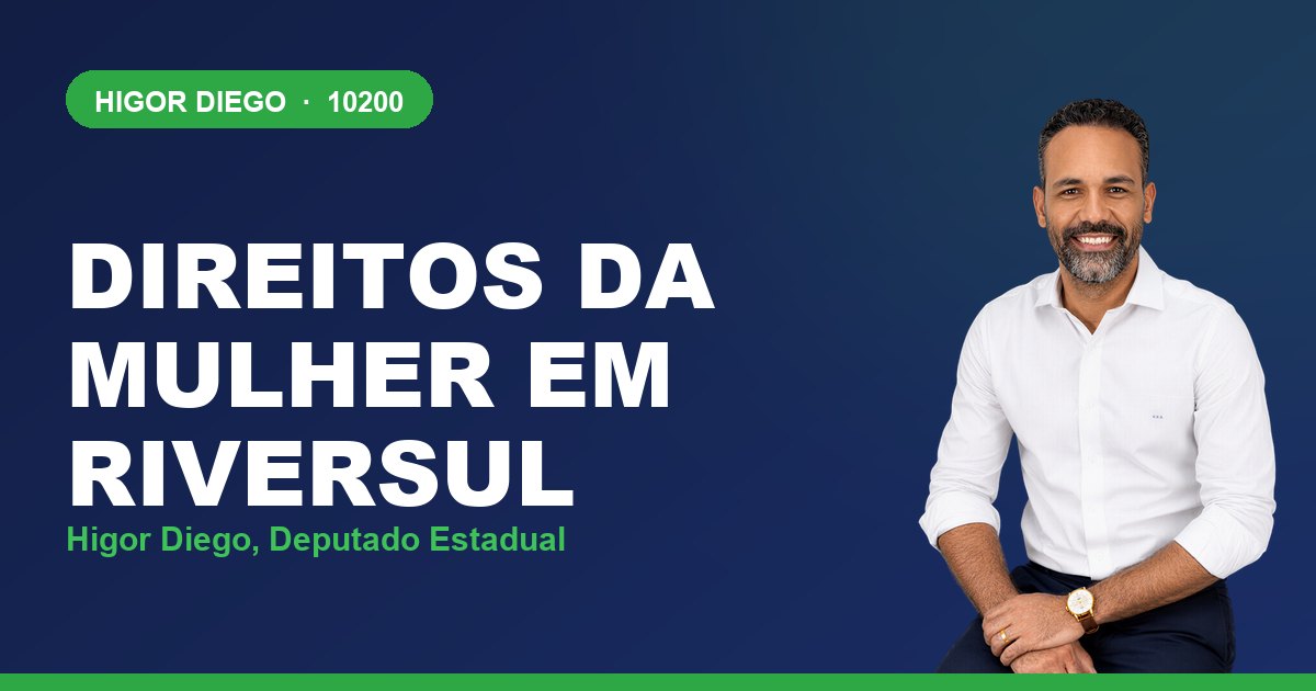 Direitos da Mulher em Riversul, com Higor Diego, deputado estadual 10200