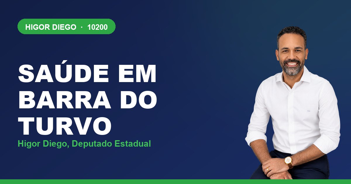 Saúde em Barra do Turvo, com Higor Diego, deputado estadual 10200