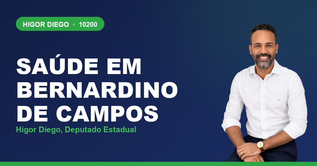 Saúde em Bernardino de Campos, com Higor Diego, deputado estadual 10200