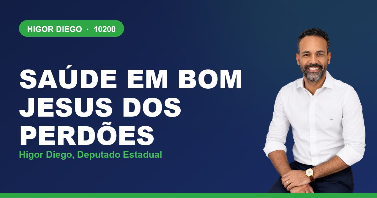 Saúde em Bom Jesus dos Perdões, com Higor Diego, deputado estadual 10200