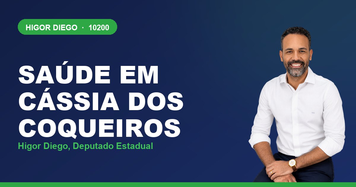 Saúde em Cássia dos Coqueiros, com Higor Diego, deputado estadual 10200