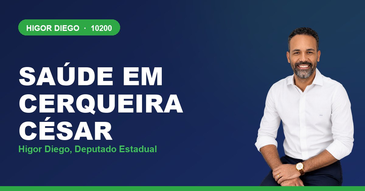 Saúde em Cerqueira César, com Higor Diego, deputado estadual 10200