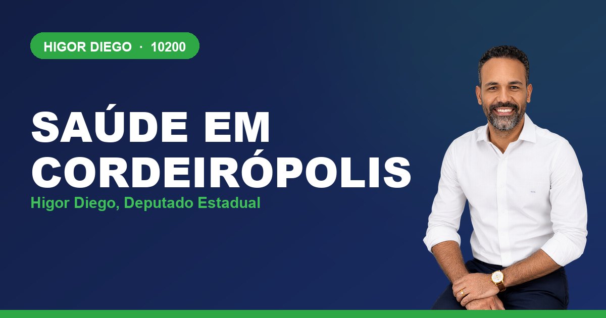 Saúde em Cordeirópolis, com Higor Diego, deputado estadual 10200
