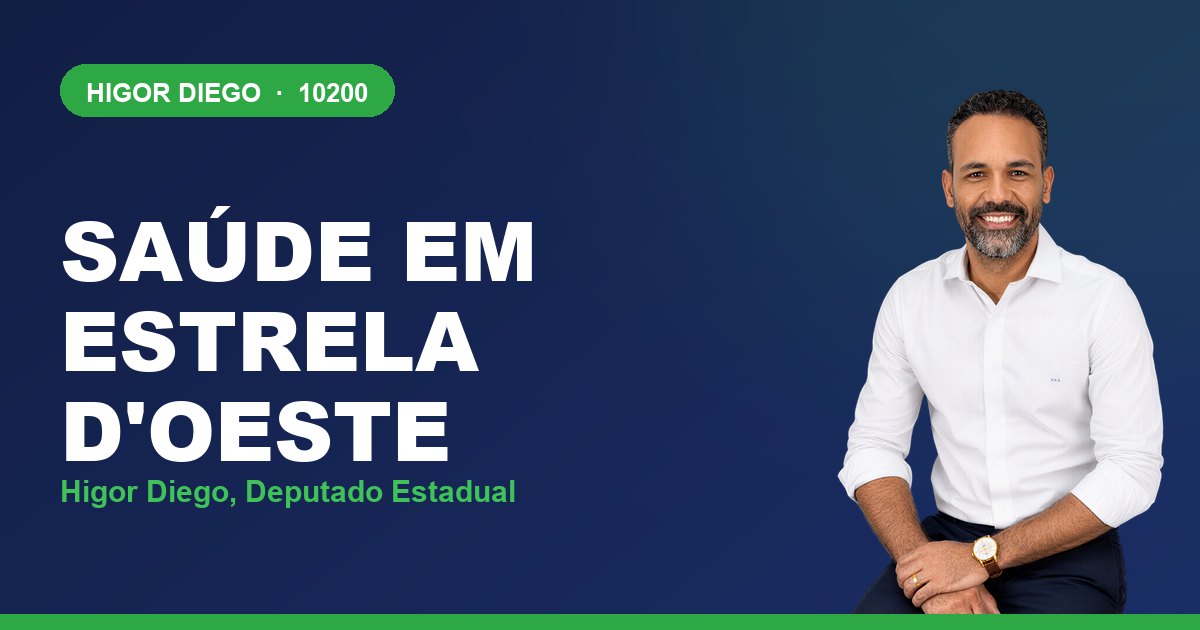 Saúde em Estrela d'Oeste, com Higor Diego, deputado estadual 10200