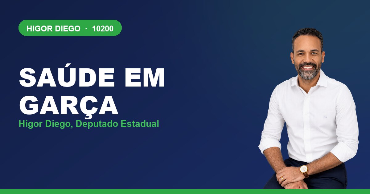 Saúde em Garça, com Higor Diego, deputado estadual 10200