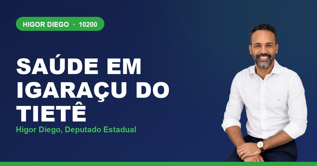 Saúde em Igaraçu do Tietê, com Higor Diego, deputado estadual 10200