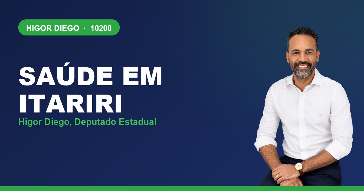 Saúde em Itariri, com Higor Diego, deputado estadual 10200