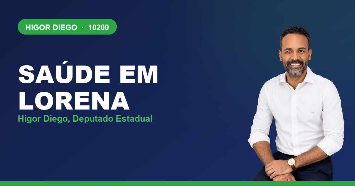 Saúde em Lorena, com Higor Diego, deputado estadual 10200