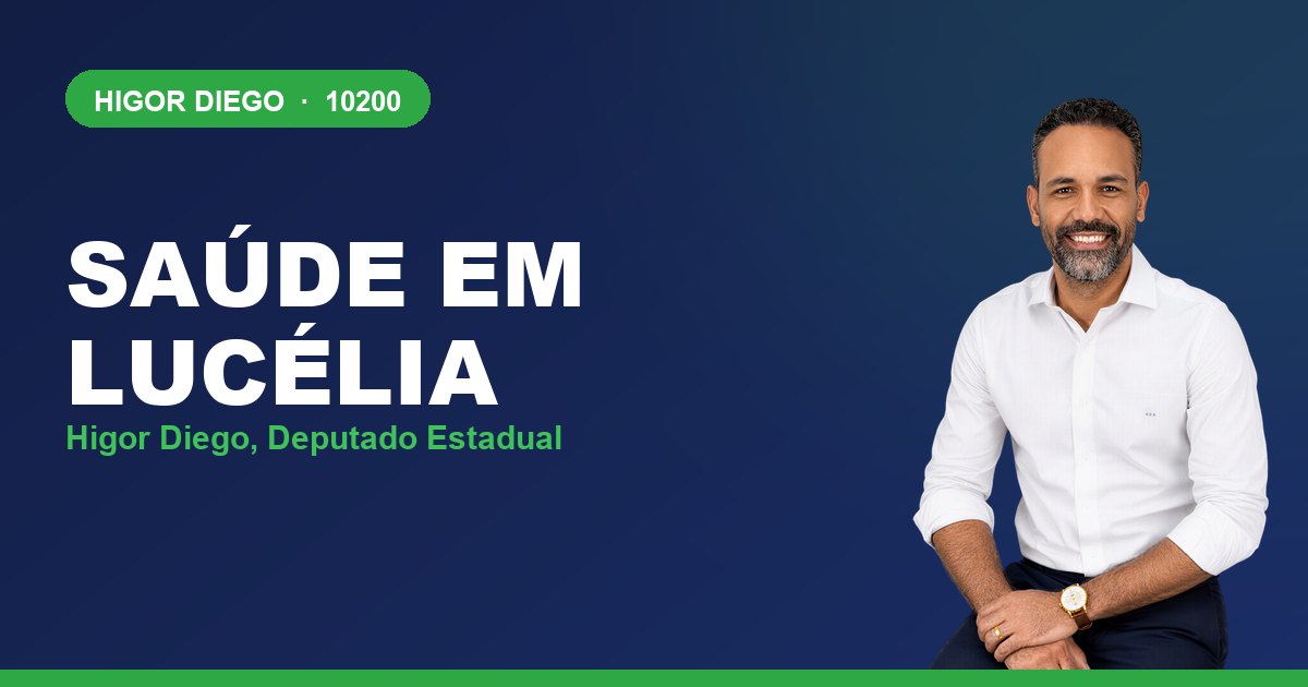 Saúde em Lucélia, com Higor Diego, deputado estadual 10200