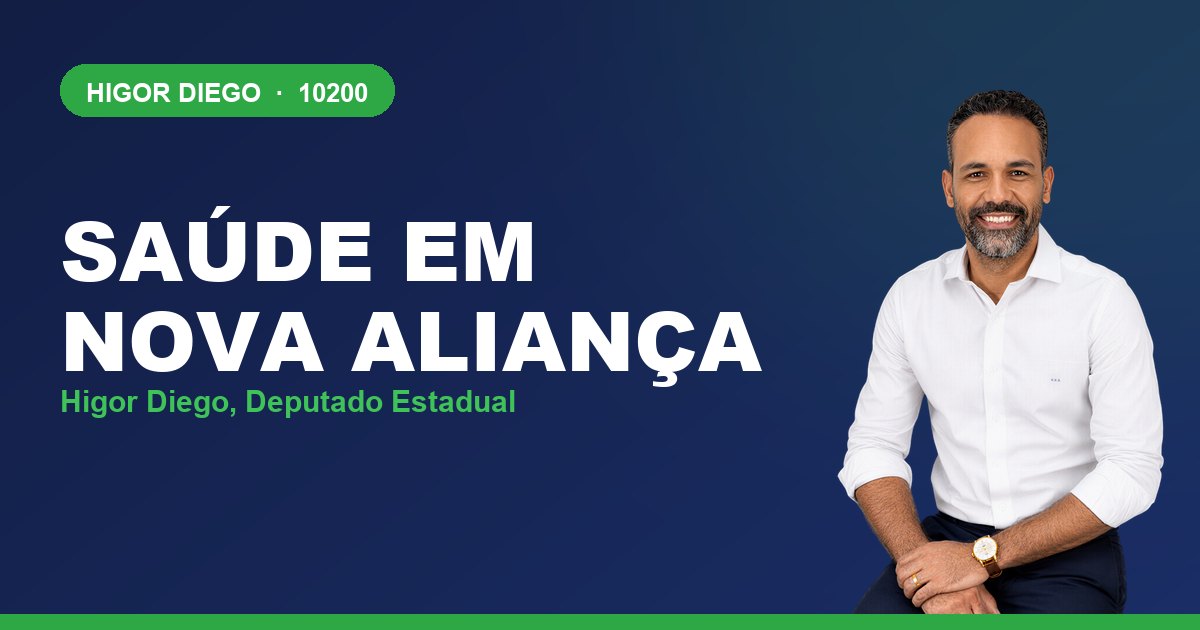 Saúde em Nova Aliança, com Higor Diego, deputado estadual 10200