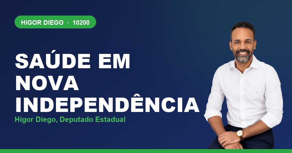 Saúde em Nova Independência, com Higor Diego, deputado estadual 10200
