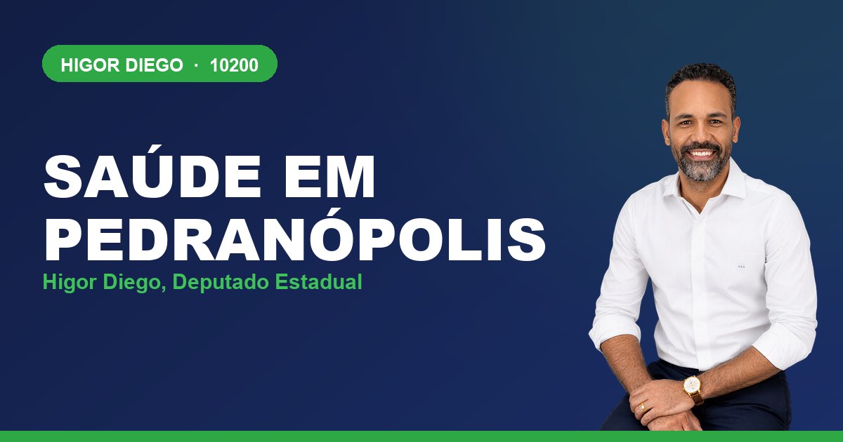 Saúde em Pedranópolis, com Higor Diego, deputado estadual 10200