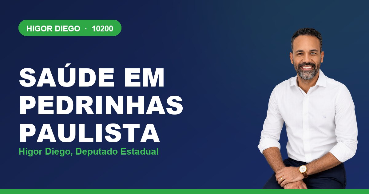 Saúde em Pedrinhas Paulista, com Higor Diego, deputado estadual 10200