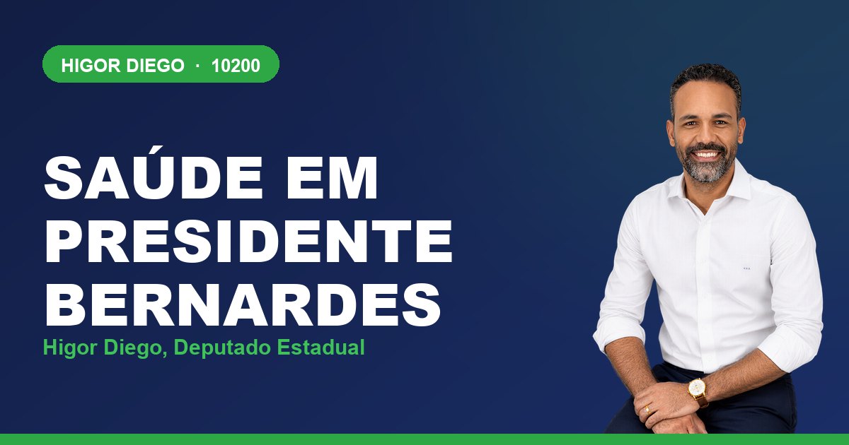 Saúde em Presidente Bernardes, com Higor Diego, deputado estadual 10200
