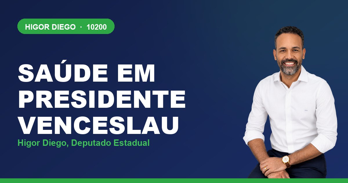 Saúde em Presidente Venceslau, com Higor Diego, deputado estadual 10200