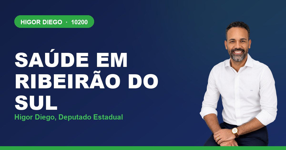 Saúde em Ribeirão do Sul, com Higor Diego, deputado estadual 10200