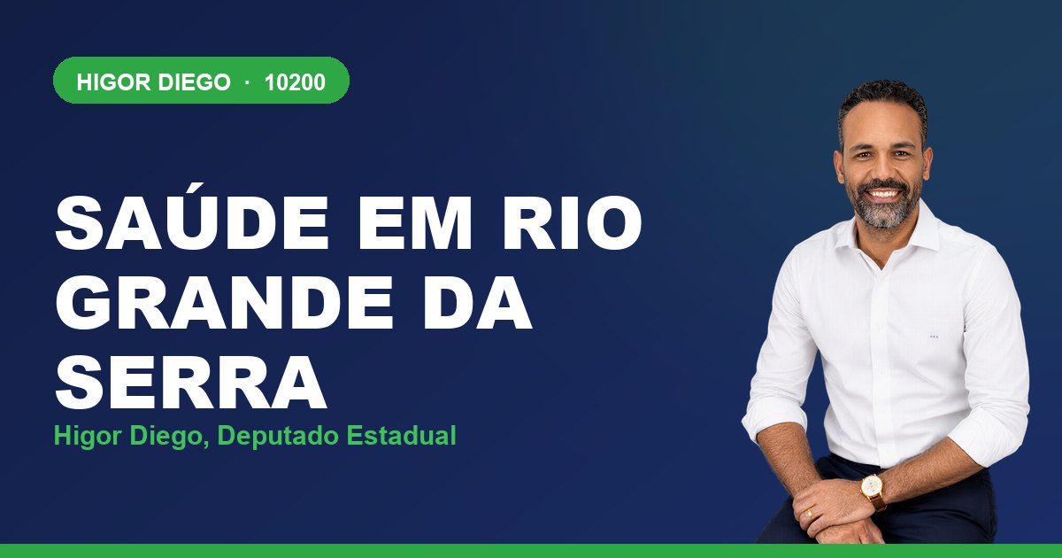 Saúde em Rio Grande da Serra, com Higor Diego, deputado estadual 10200