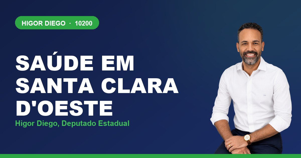 Saúde em Santa Clara d'Oeste, com Higor Diego, deputado estadual 10200