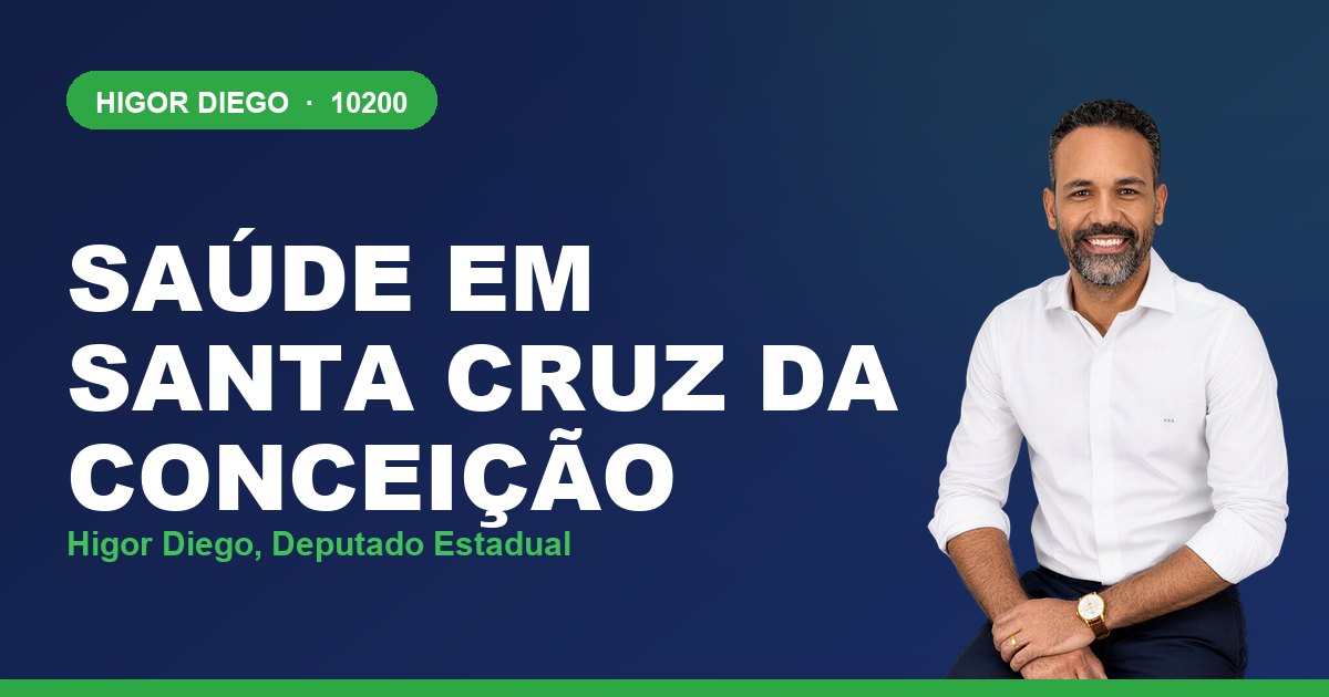 Saúde em Santa Cruz da Conceição, com Higor Diego, deputado estadual 10200