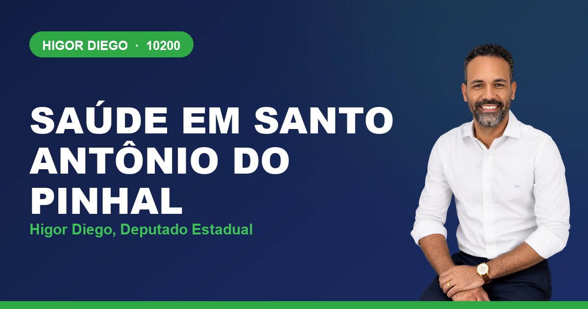 Saúde em Santo Antônio do Pinhal, com Higor Diego, deputado estadual 10200