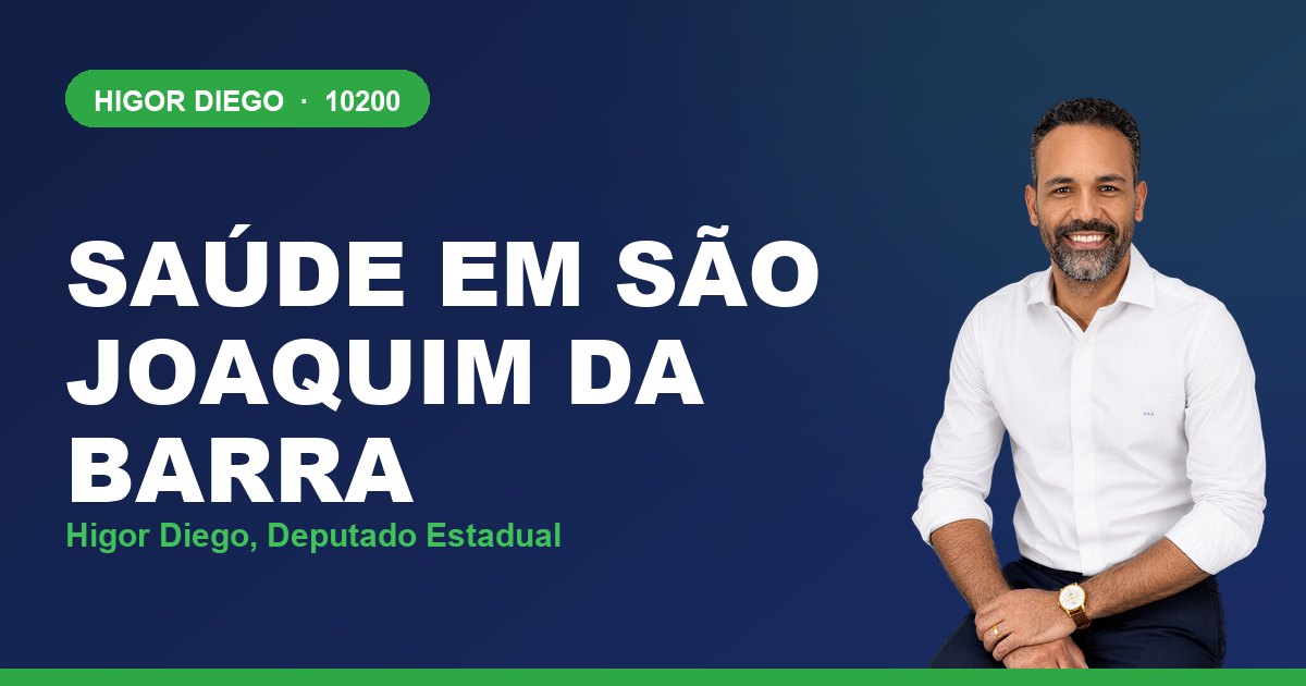Saúde em São Joaquim da Barra, com Higor Diego, deputado estadual 10200
