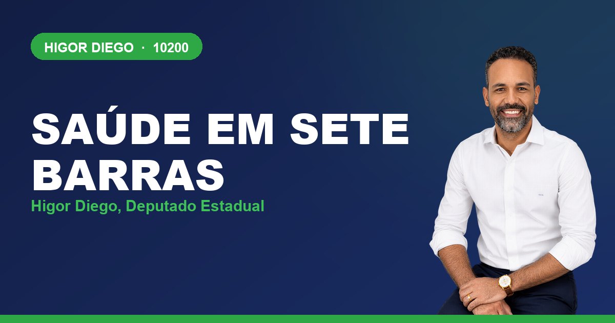Saúde em Sete Barras, com Higor Diego, deputado estadual 10200