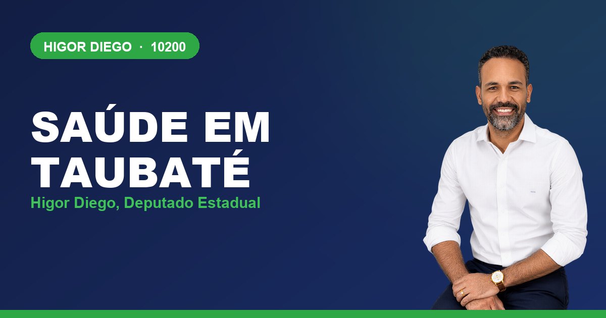 Saúde em Taubaté, com Higor Diego, deputado estadual 10200