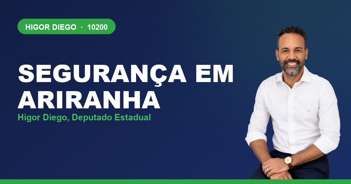 Segurança em Ariranha, com Higor Diego, deputado estadual 10200