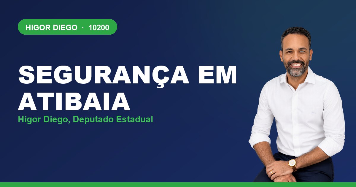 Segurança em Atibaia, com Higor Diego, deputado estadual 10200
