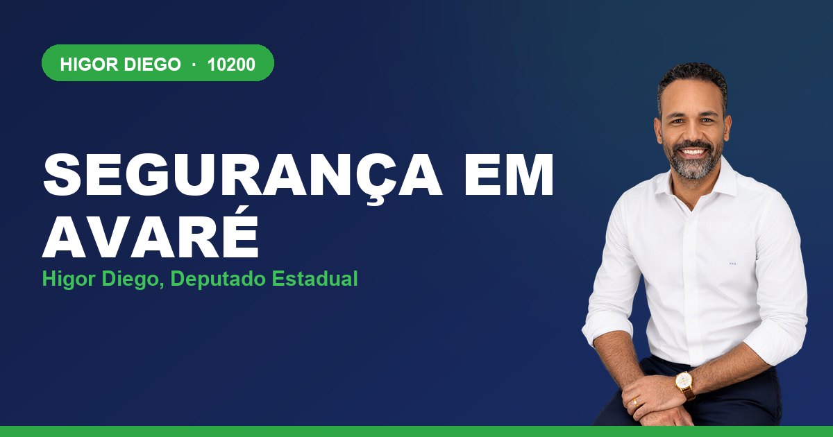 Segurança em Avaré, com Higor Diego, deputado estadual 10200