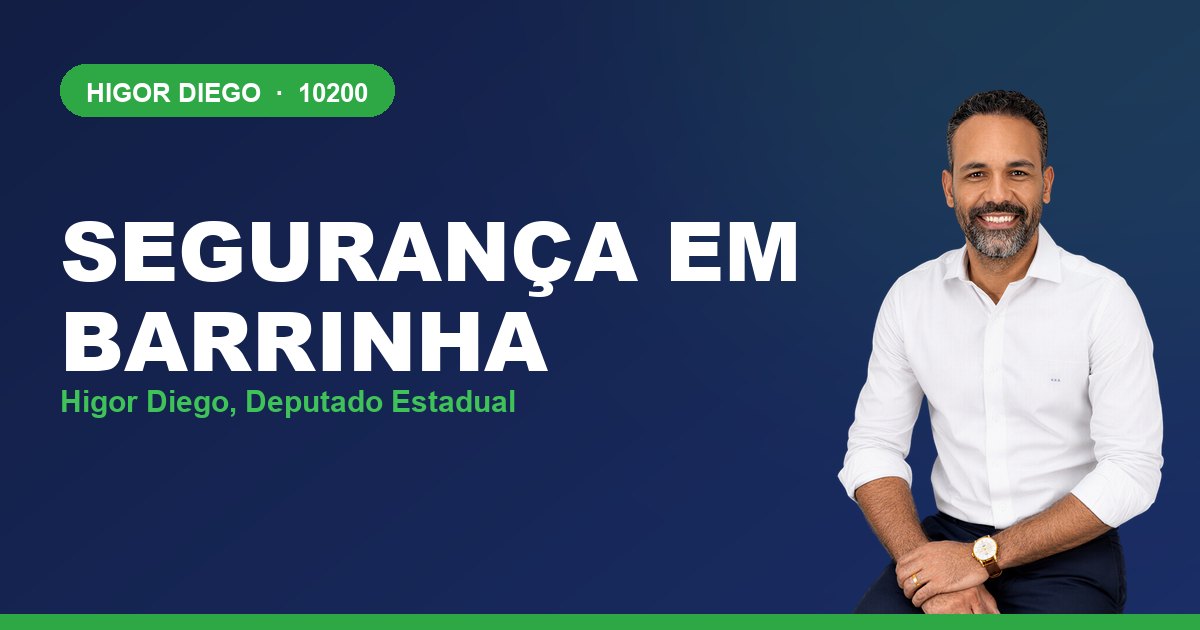 Segurança em Barrinha, com Higor Diego, deputado estadual 10200