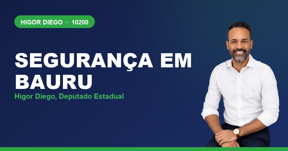Segurança em Bauru, com Higor Diego, deputado estadual 10200