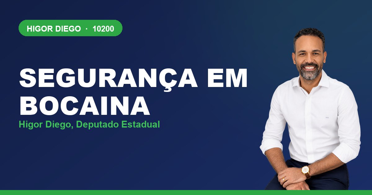 Segurança em Bocaina, com Higor Diego, deputado estadual 10200