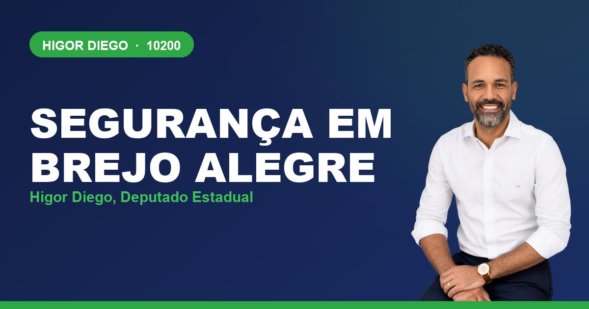 Segurança em Brejo Alegre, com Higor Diego, deputado estadual 10200