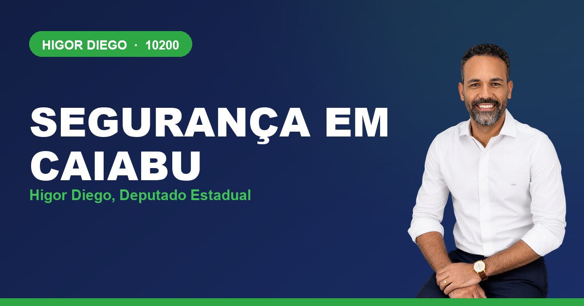 Segurança em Caiabu, com Higor Diego, deputado estadual 10200