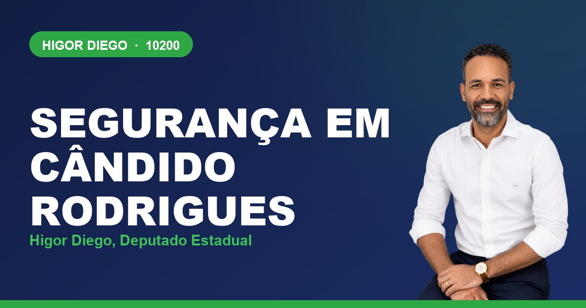 Segurança em Cândido Rodrigues, com Higor Diego, deputado estadual 10200