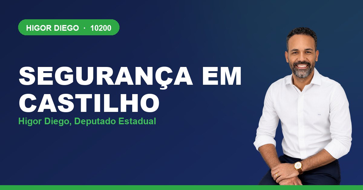 Segurança em Castilho, com Higor Diego, deputado estadual 10200